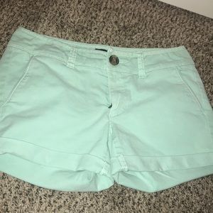American Eagle - Woman size 00 mint shorts